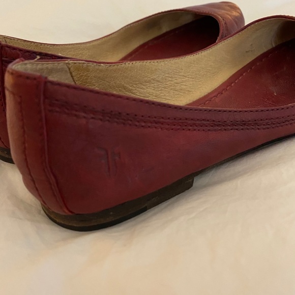 Frye Carson Flat Burnt Red size 8 - Picture 8 of 9